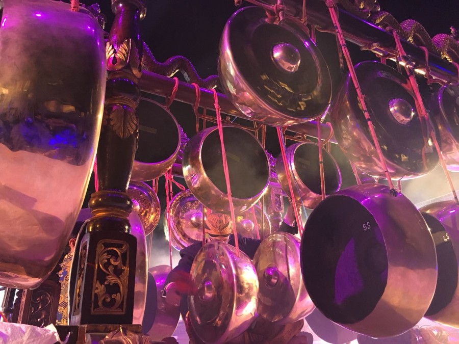 Wayang Kulit Javanese shadow puppet theatre with live gamelan music