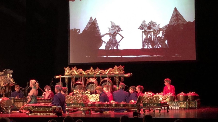 Wayang Kulit Javanese shadow puppet theatre with live gamelan music